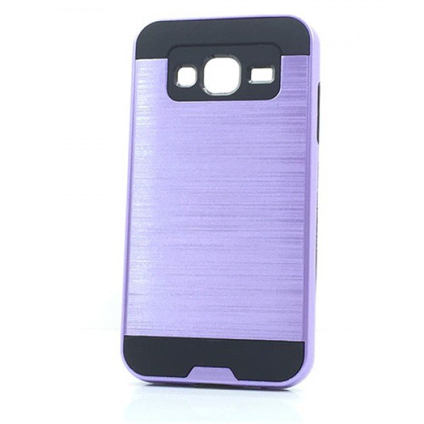 Wholesale Samsung Galaxy J3 / Galaxy Amp Prime Iron Shield Hybrid Case (Purple)